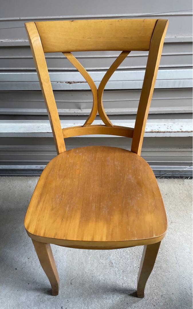 ビンテージ/無垢材/曲木/ダイニングチェア/クロスバックチェア/チェア/椅子