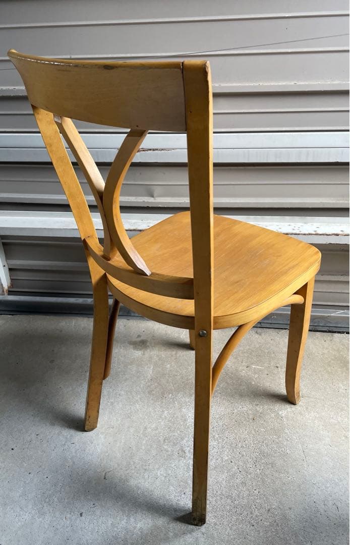 ビンテージ/無垢材/曲木/ダイニングチェア/クロスバックチェア/チェア/椅子