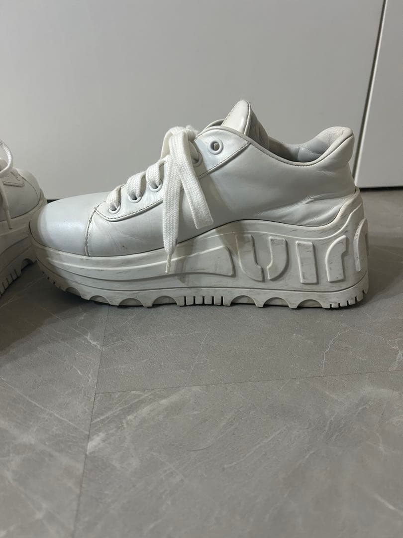 miumiu/レザースニーカー/厚底