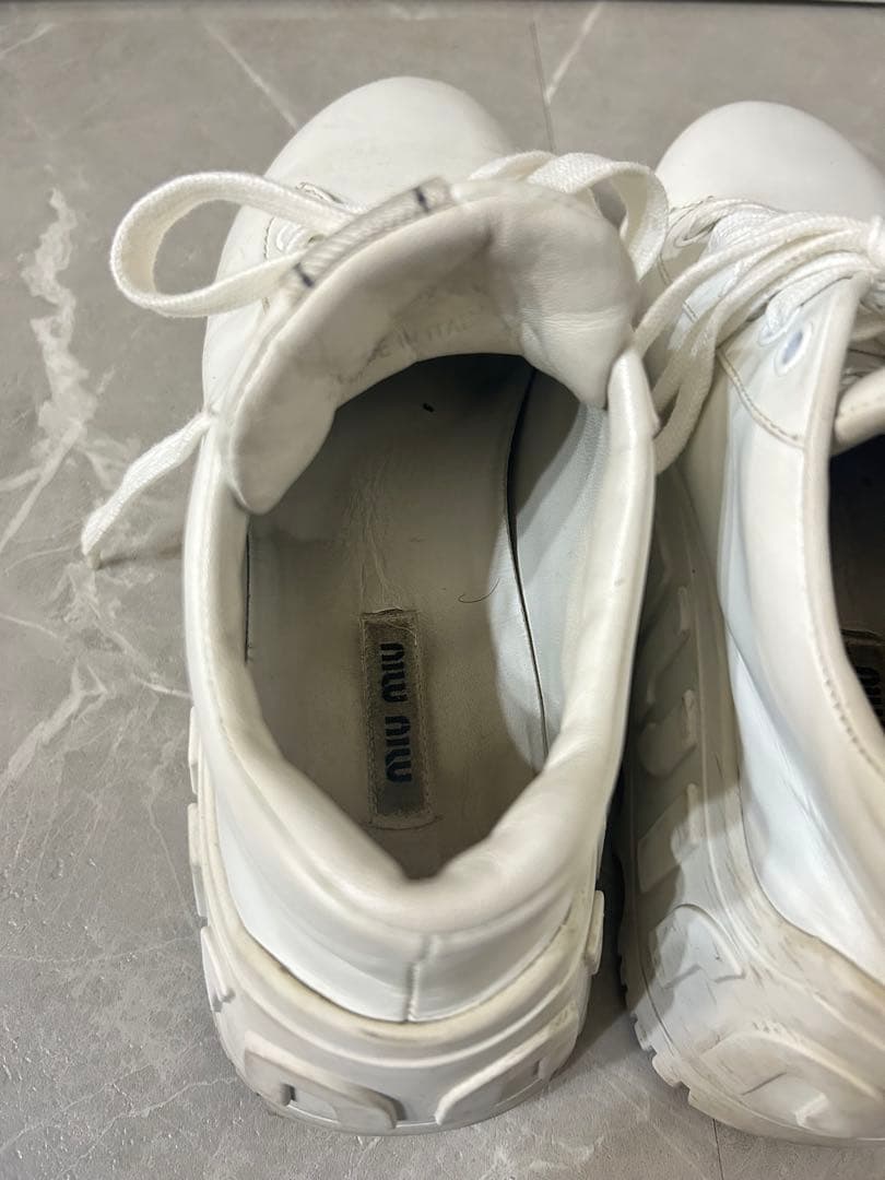 miumiu/レザースニーカー/厚底