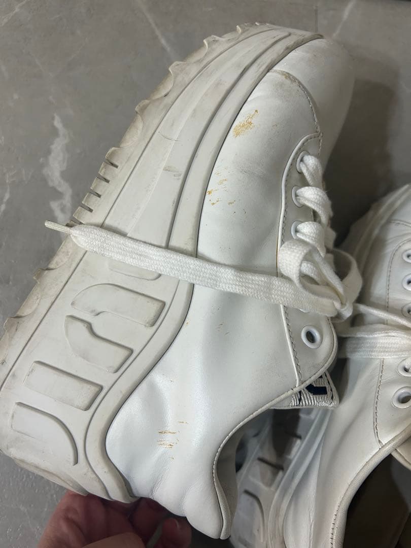 miumiu/レザースニーカー/厚底