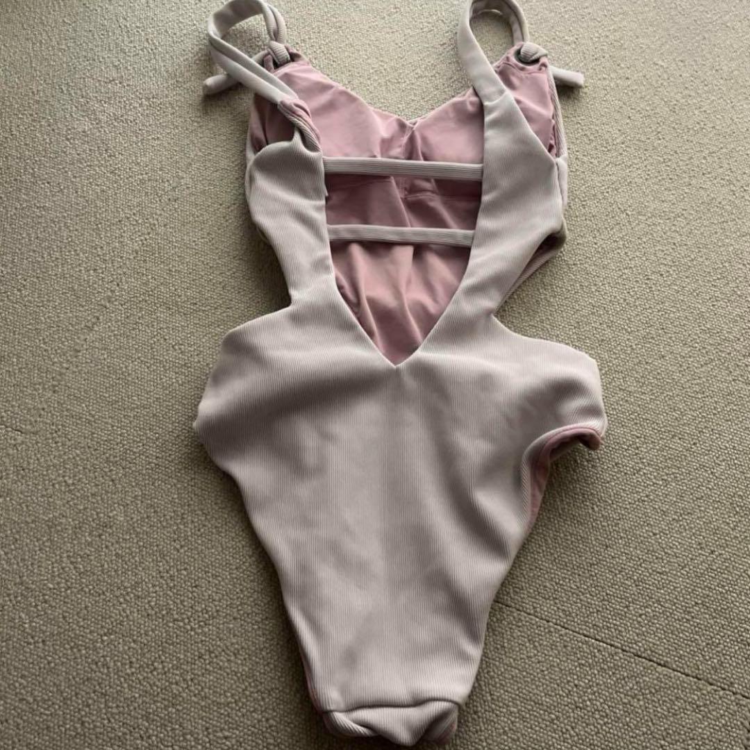 ALEXIASIASTAM アリシアスタン　ワンピース　水着　カットアウト　S