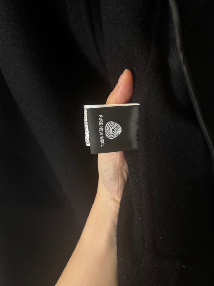 【美品】anuans リバーロングチェスターコート　S