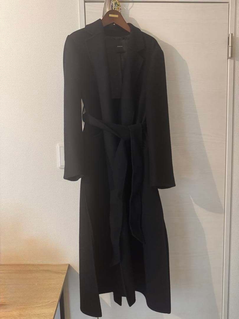 【美品】anuans リバーロングチェスターコート　S