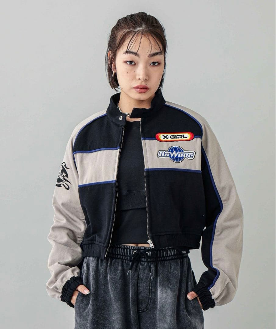 ジャケット・アウター X-girl RACING JACKET