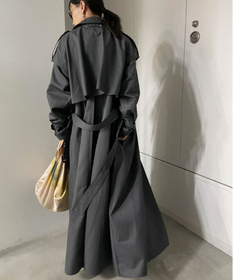 Ameri 3WAY LAYERED TRENCH COAT ブラック Mサイ