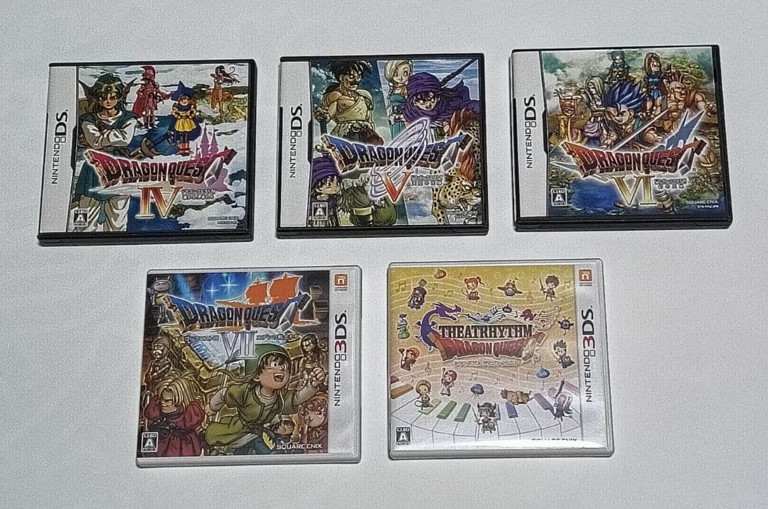 ニンテンドーDS＆3DSソフト　ドラクエシリーズ美品ソフト5本セット