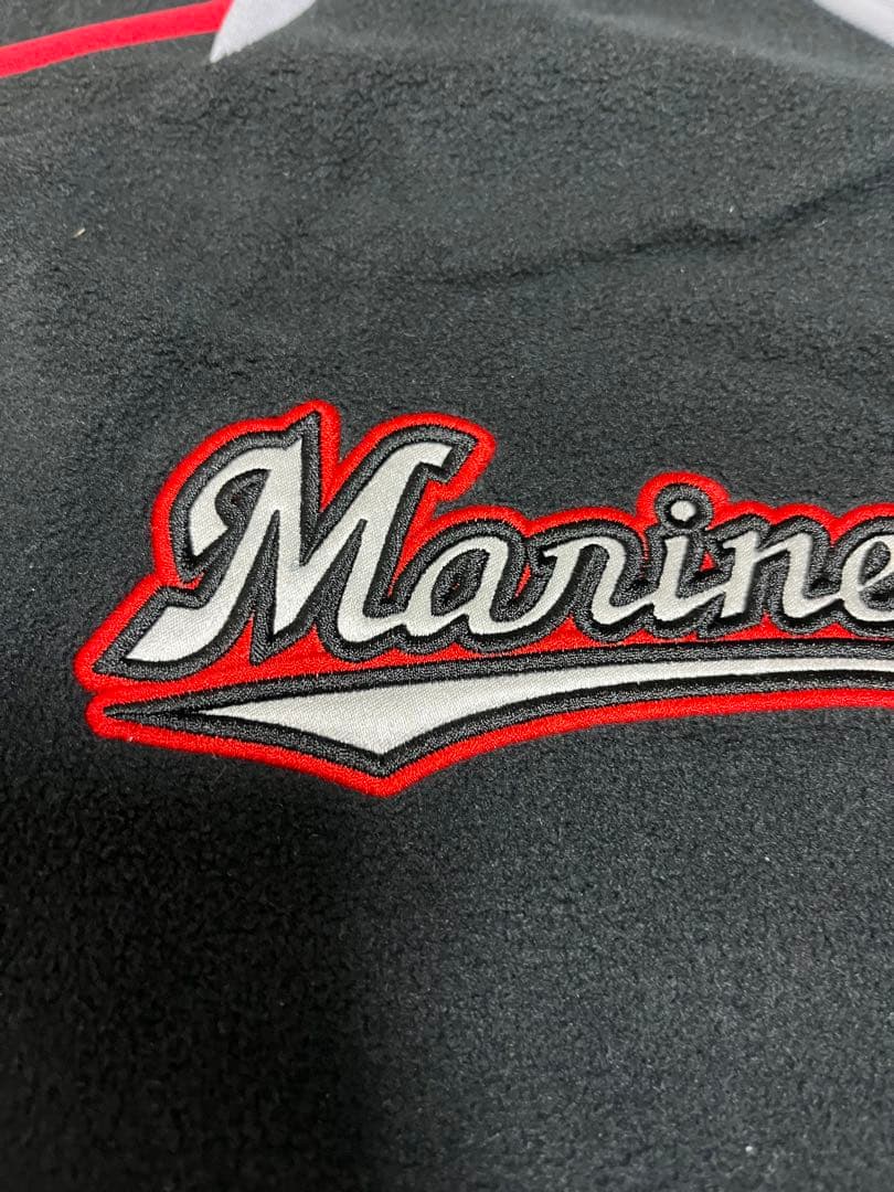 千葉ロッテマリーンズ岡田幸文デサント支給品半袖フリース実使用ユニフォーム