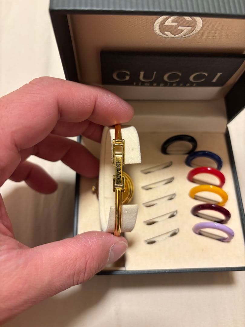 【稼働】【送料無料】GUCCI グッチ　チェンジベゼル　腕時計