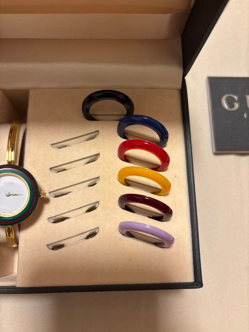 【稼働】【送料無料】GUCCI グッチ　チェンジベゼル　腕時計