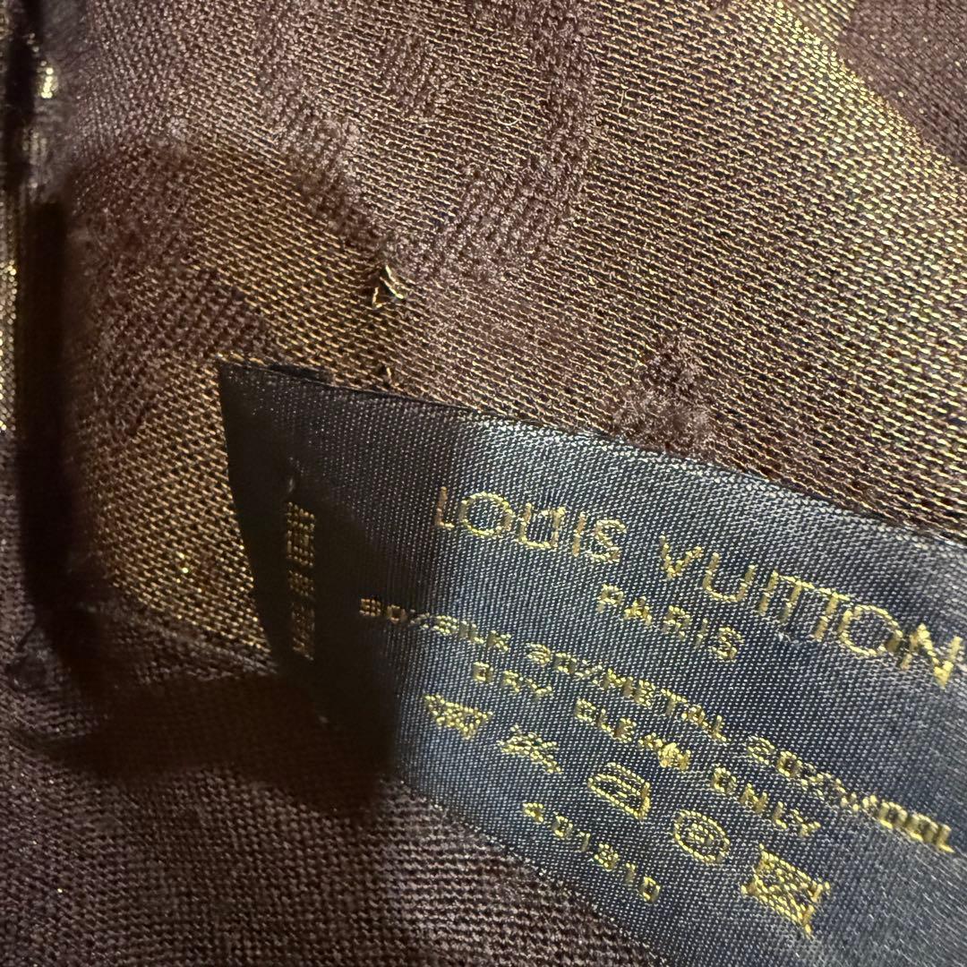 LOUIS VUITTON ブラウン モノグラム ストール