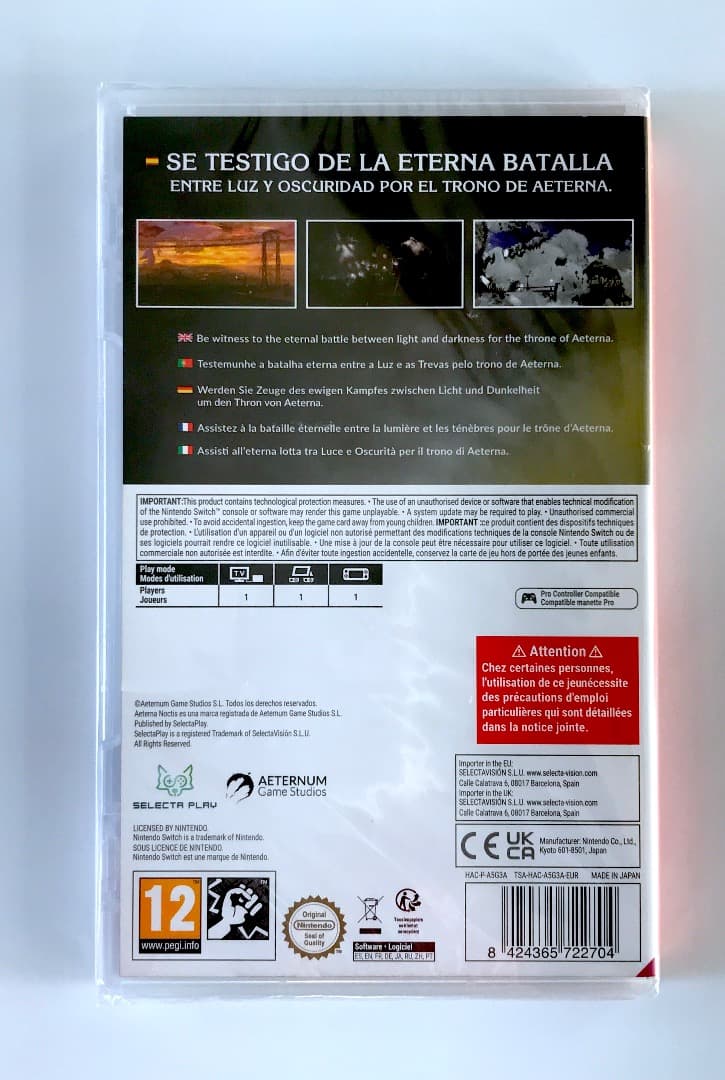 Aeterna Noctis 新品未開封 エテルナ・ノクティス switch