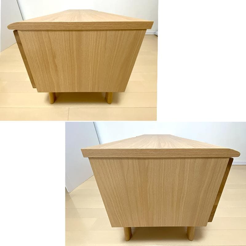 ニトリ テレビ台 ローボードNアルナス 150 天然木 ライトブラウン