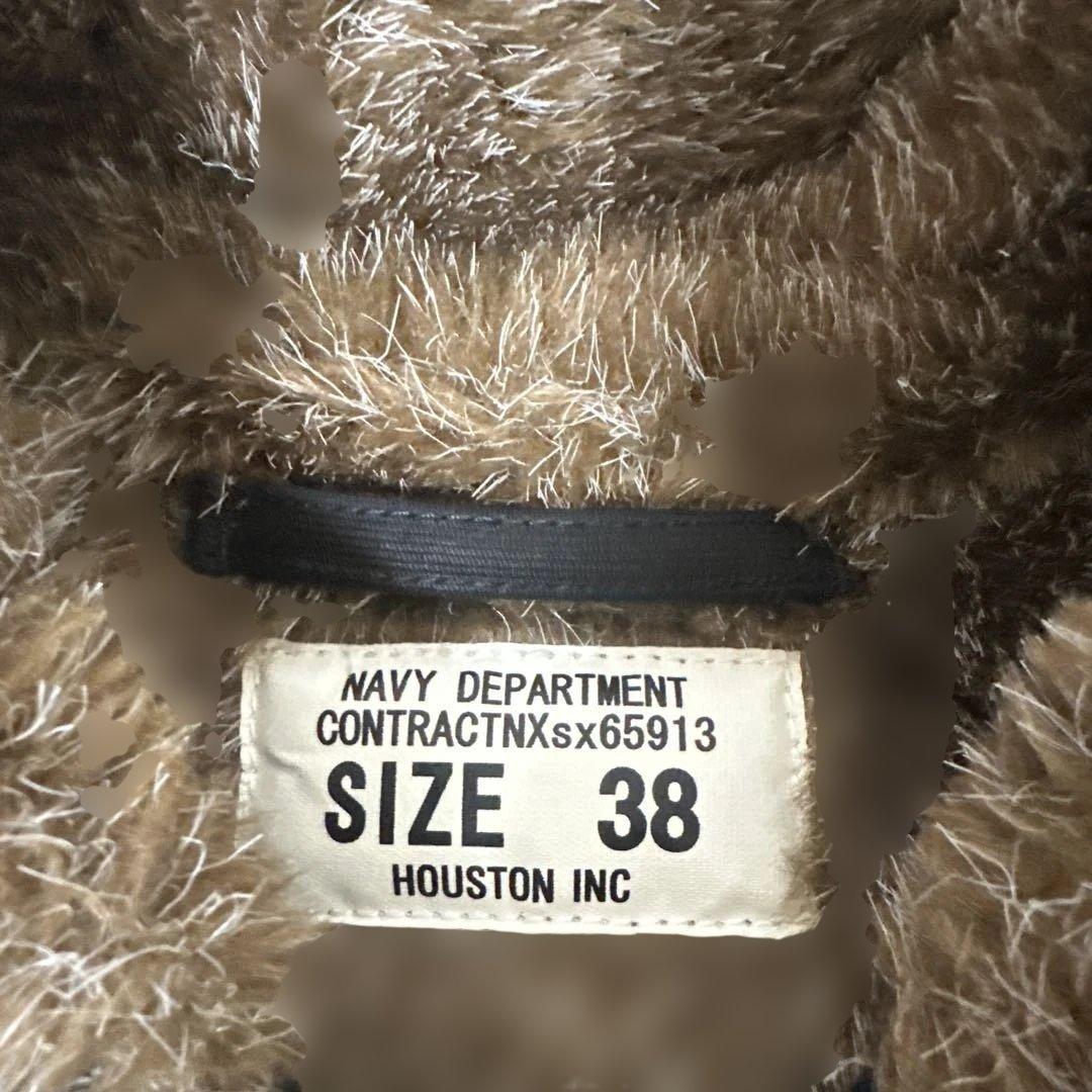 HOUSTON N-1デッキジャケット ネイビー　SIZE:38