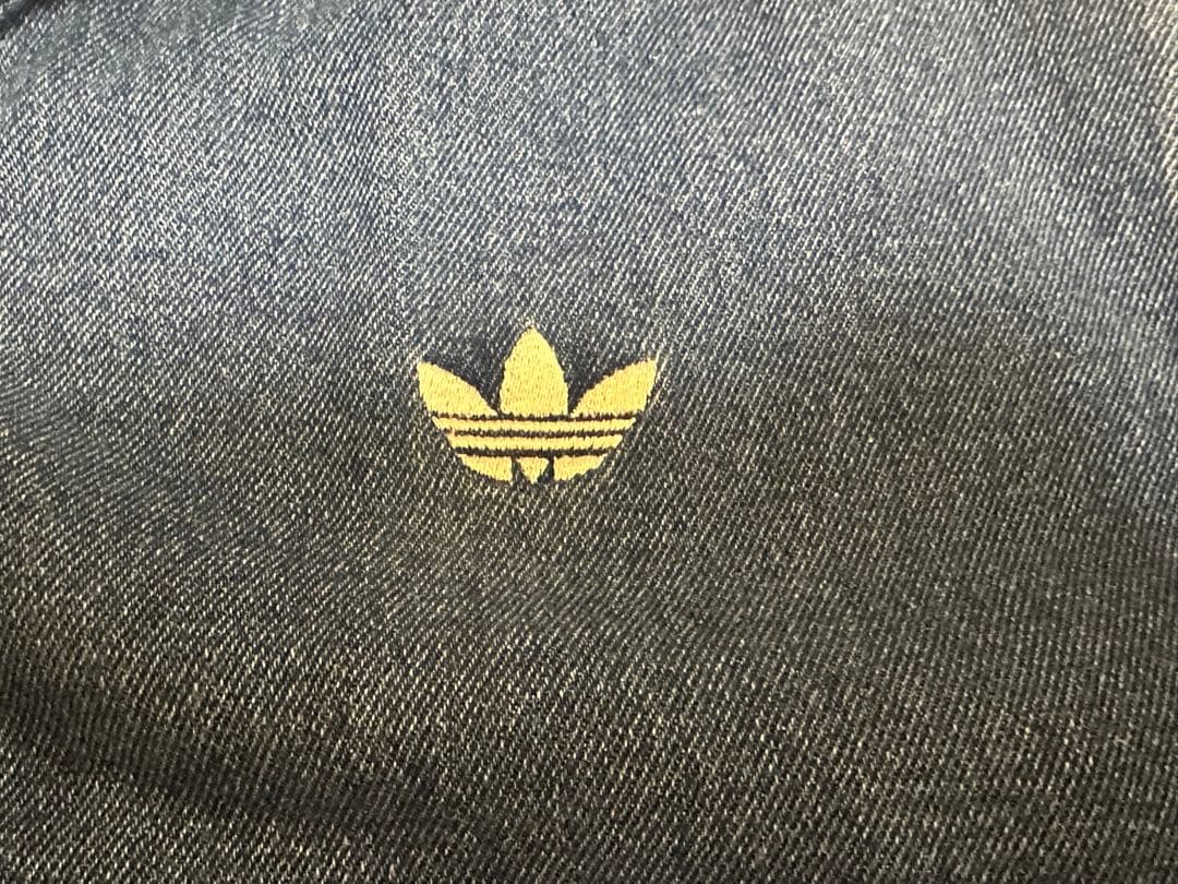 adidas アディダス トラックジャケット 紺ジャージ生地アディカラー デニム