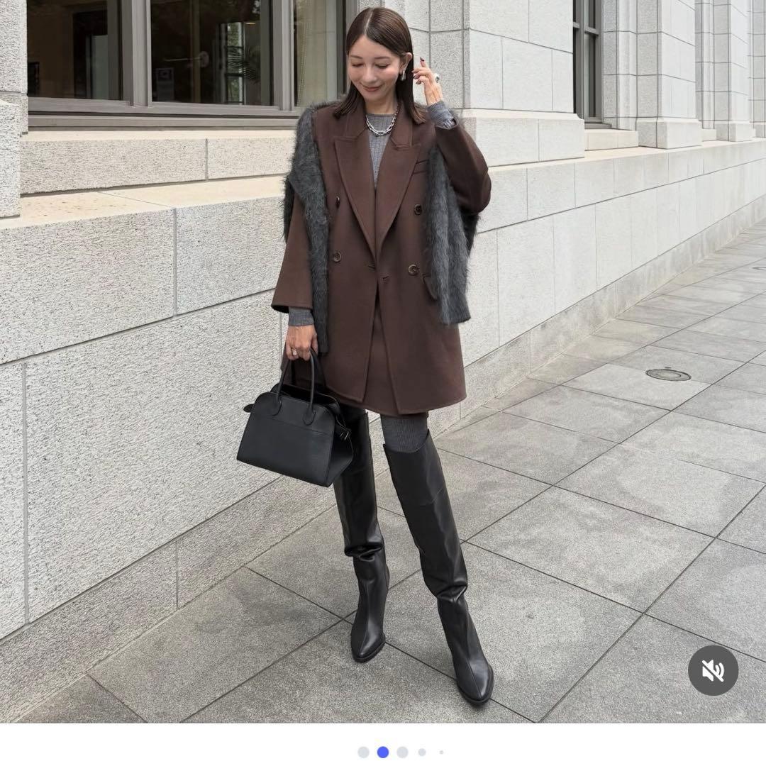 U_big sakiさん　コラボ　ジャケット　コート　スカートとセットアップ　S