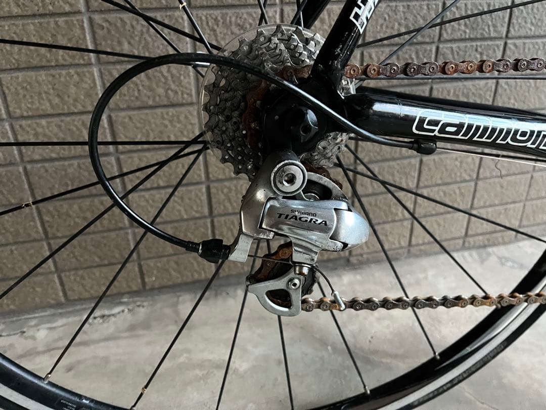 キャノンデール　C9 ロードバイク9速 リアアーム右曲がり有　引き取り希望