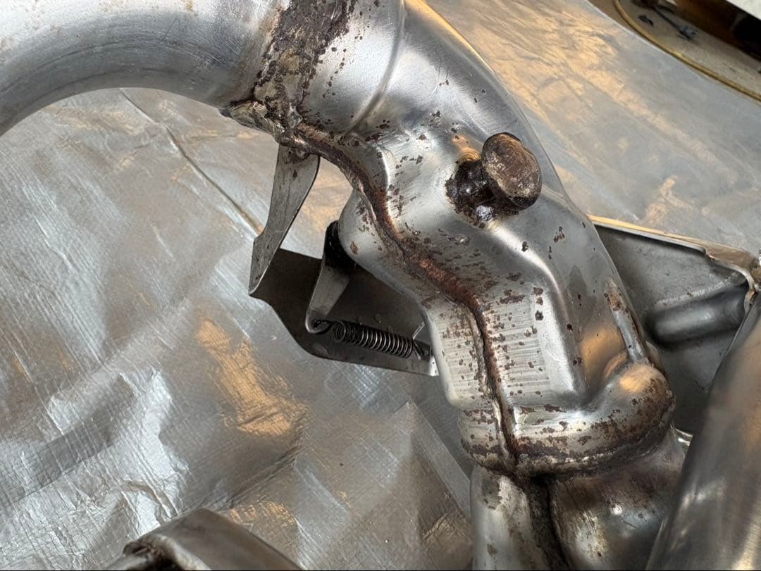 アバルト124 スパイダー　RECORDMONZA レコードモンツァ マフラー