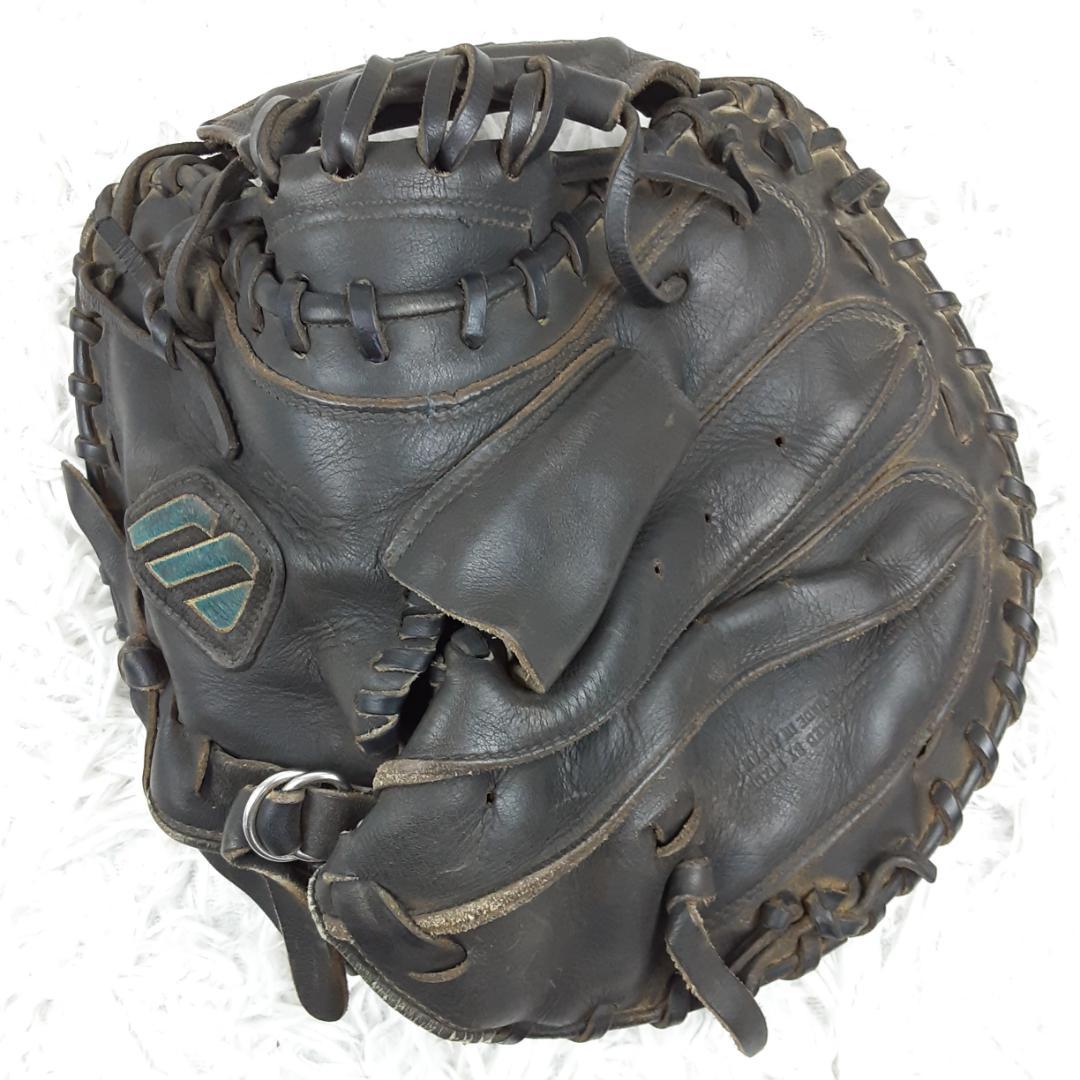 希少◎MIZUNO Buw League 軟式用 左投げ用キャッチャーミット 黒