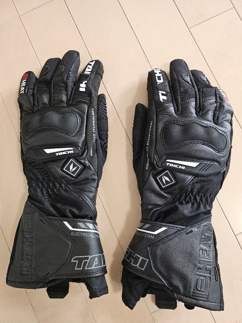 TAICHI 電熱グローブ ブラック　サイズS　車両バッテリー対応