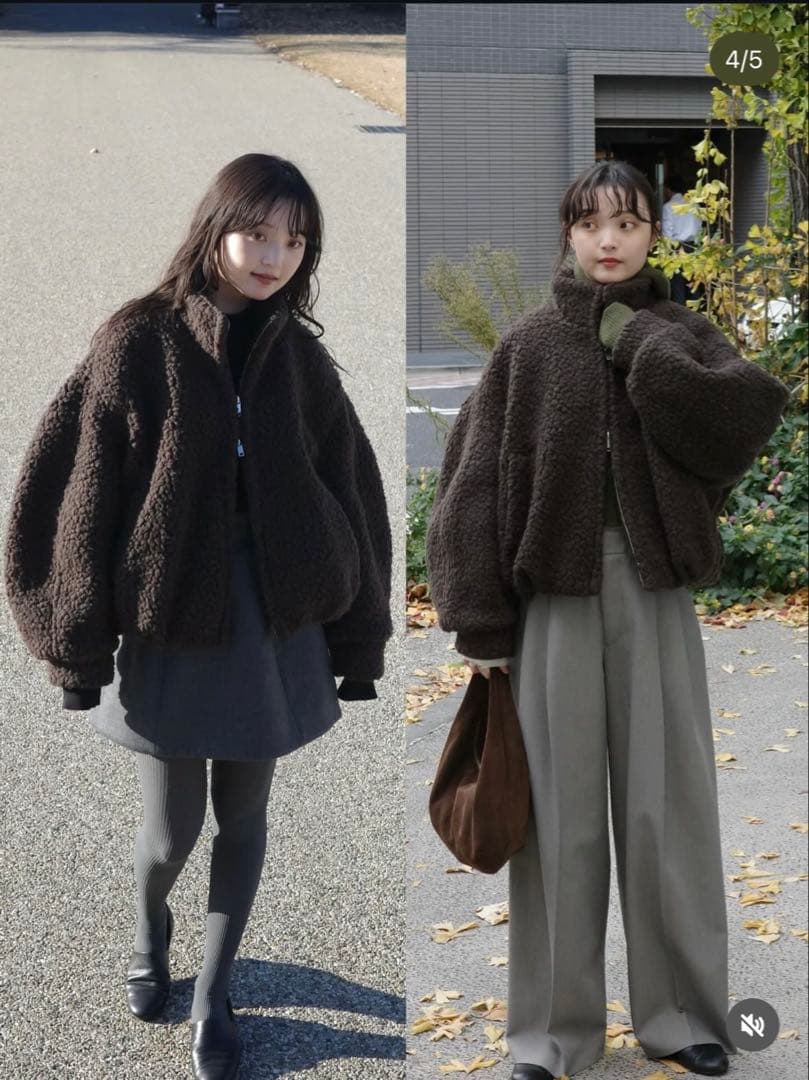 ジャケット・アウター CLANE BALLOON BOA BLOUSON