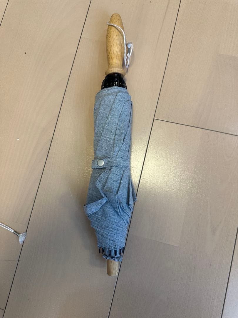 中川政七商店☆新品未使用☆千鳥ミシンの晴雨兼用折畳傘☆墨黒グレー☆日傘☆