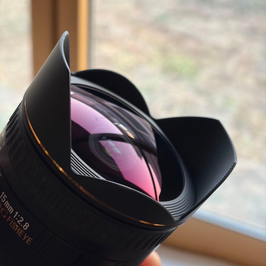 SIGMA 15mm F2.8 EX DG FISHEYE canon用