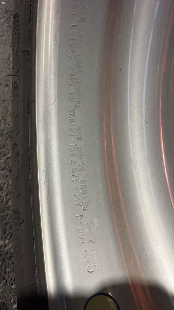 メルページ アルコア　大型トラック新車外し アルミホイール 8穴