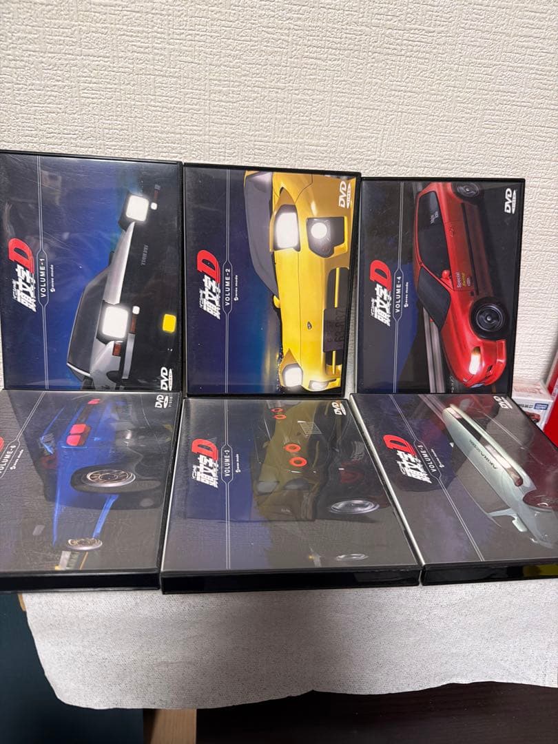 イニシャルD 1巻〜6巻DVDセット