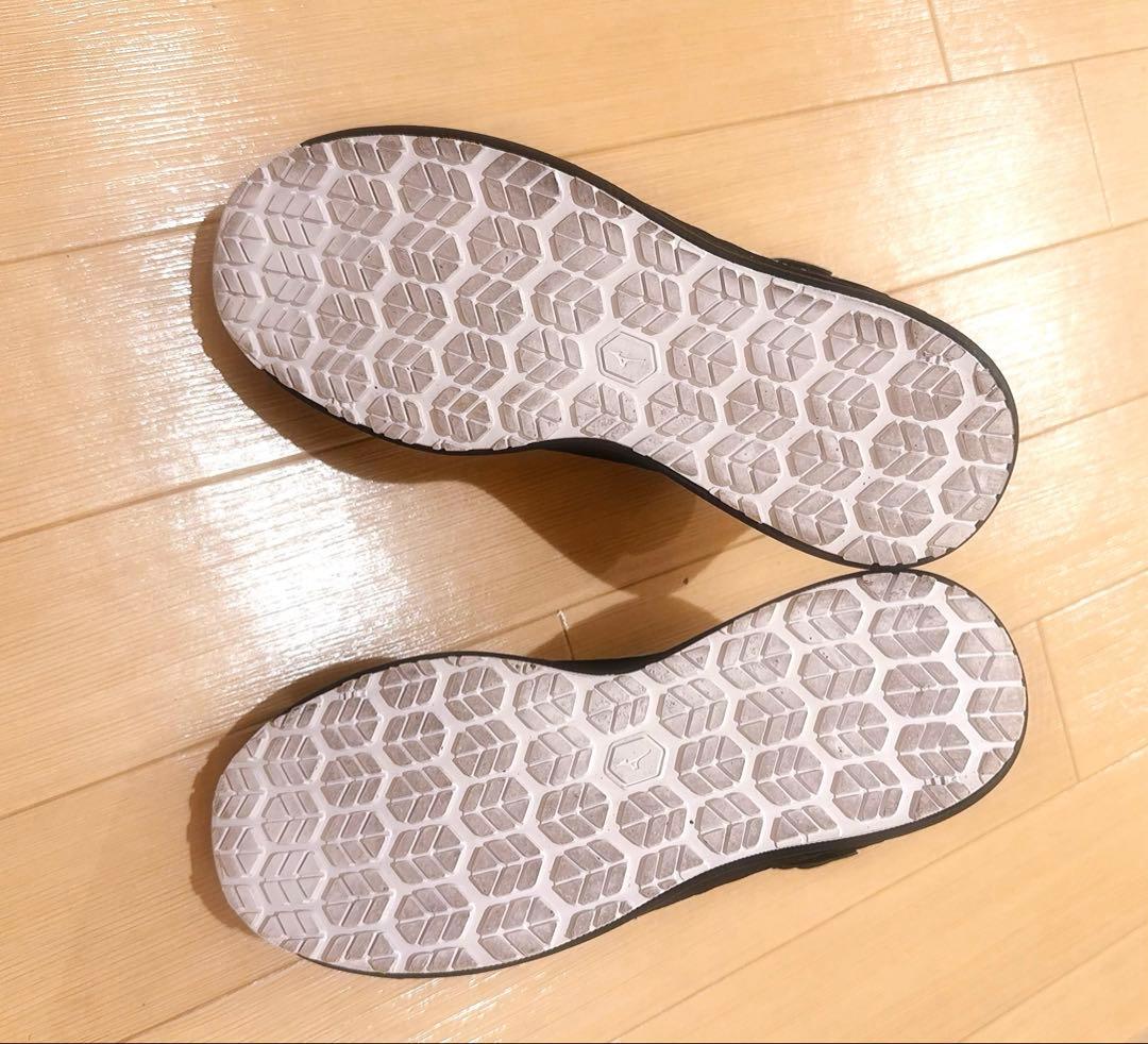 mizuno ハイカット安全靴 25cm ホワイト/ブラック