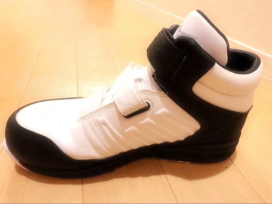 mizuno ハイカット安全靴 25cm ホワイト/ブラック