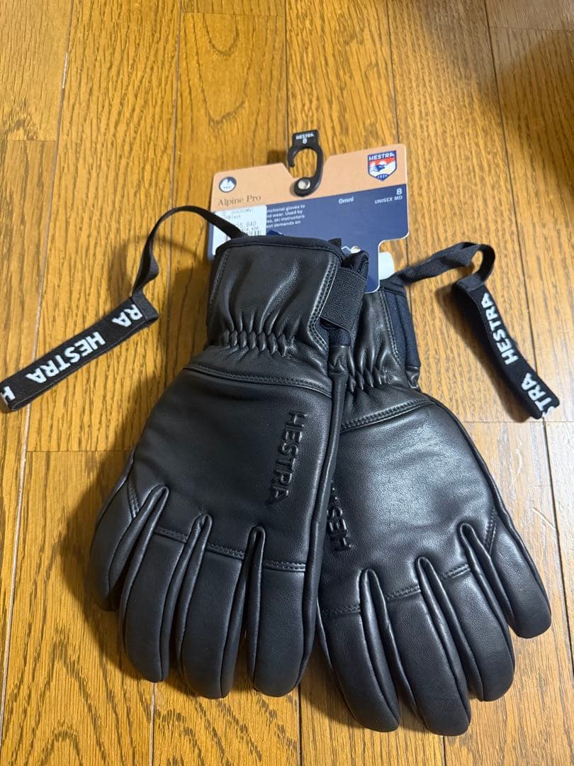 ヘストラ　手袋　Hestra Alpine Pro グローブ ブラック サイズ8