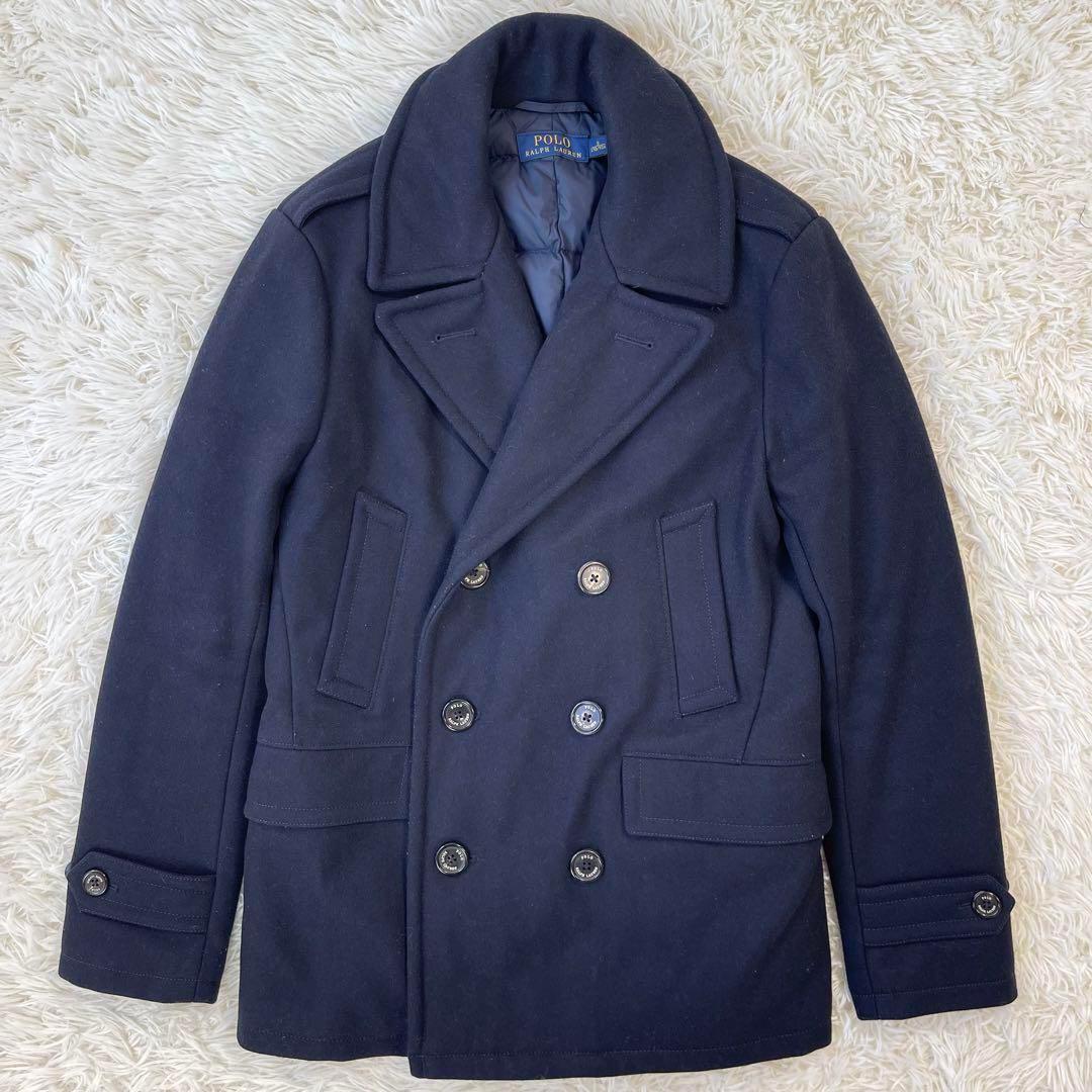 ラルフローレンRalph Lauren ダウンピーコート　ネイビー