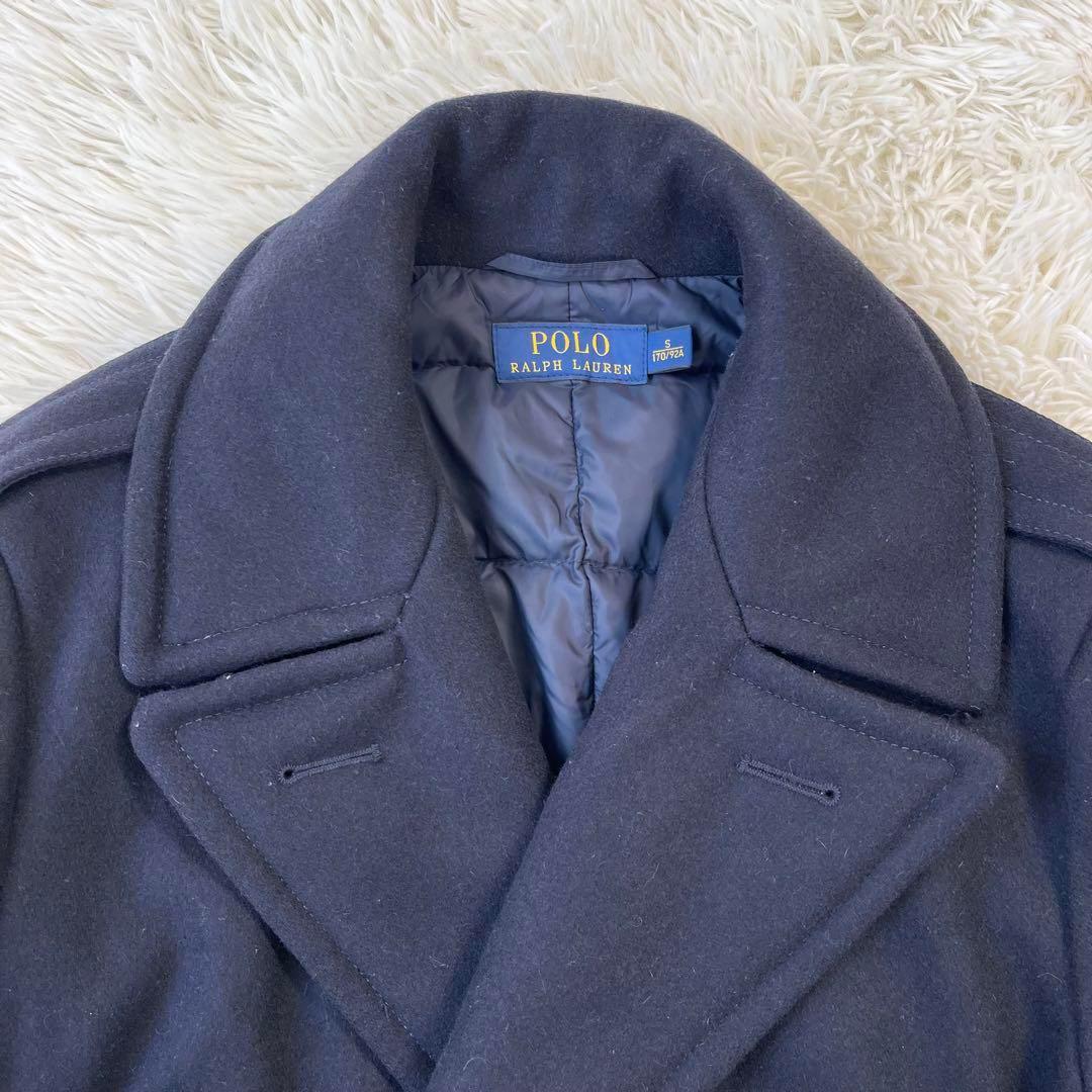 ラルフローレンRalph Lauren ダウンピーコート　ネイビー