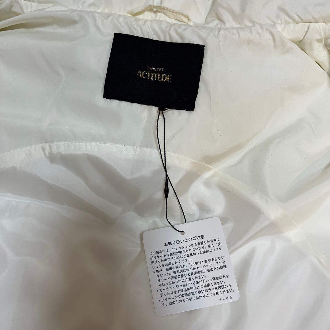新品未使用　TWINSET ACTITUDE ケーブルニット パデッドベスト
