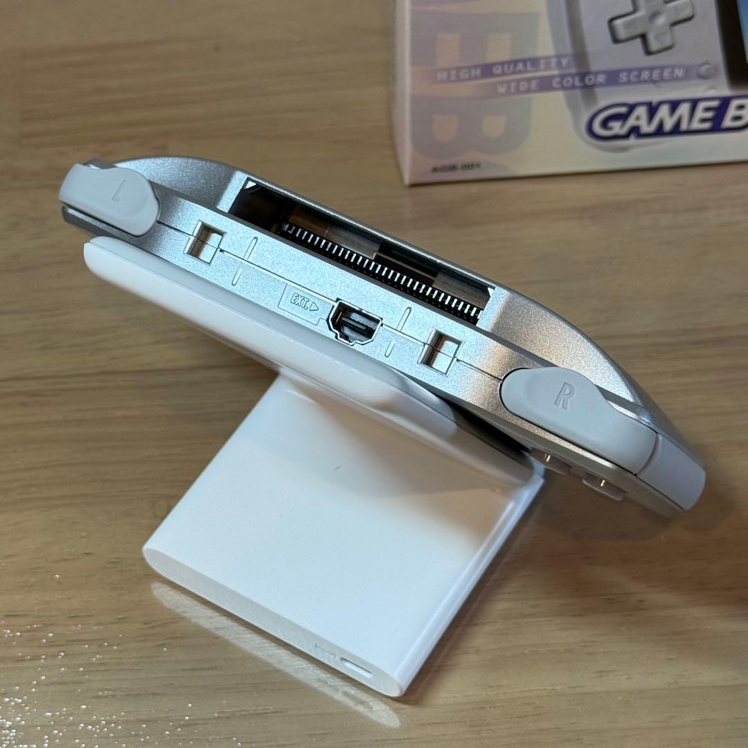 6-050 ゲームボーイアドバンス 本体 シルバー 箱付き