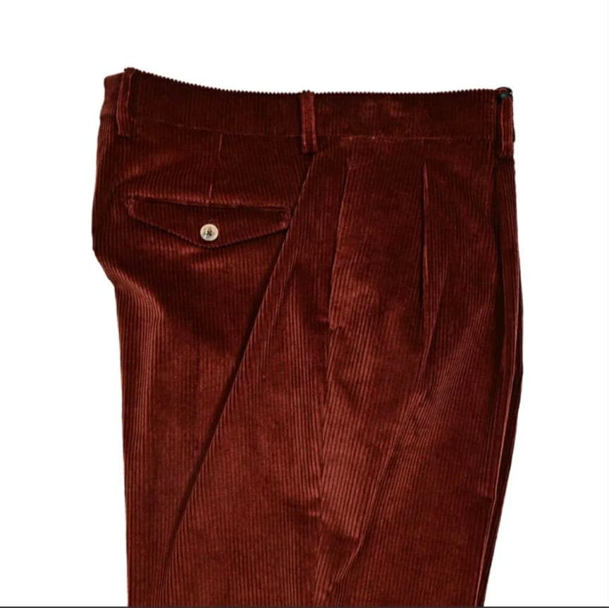 BERWICH ベルウィッチ コーデュロイ ツータックスラックス ストレッチ