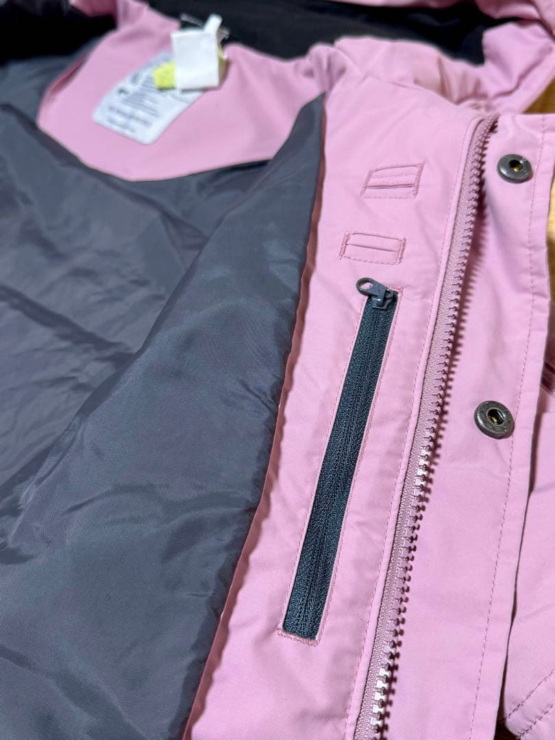 【美品】イスビョン ISBJORN SWEDEN ファー付 スキーウェア 上下