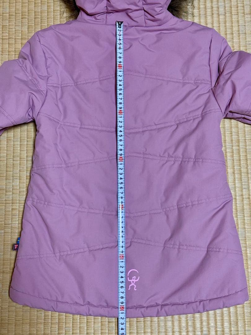 【美品】イスビョン ISBJORN SWEDEN ファー付 スキーウェア 上下