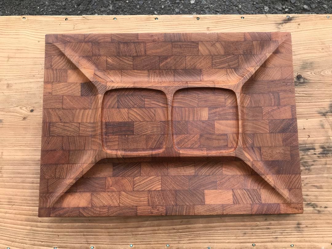 Digsmed デンマーク 北欧　トレイ プレート トレー お盆　寄木