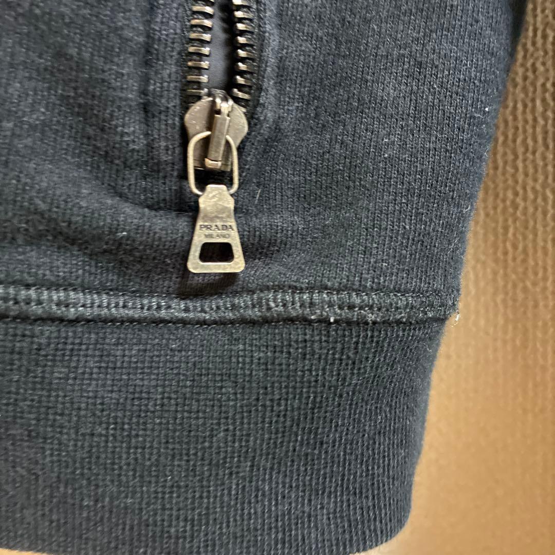 PRADA SPORT プラダスポーツ トラックジャケット フリース M 黒