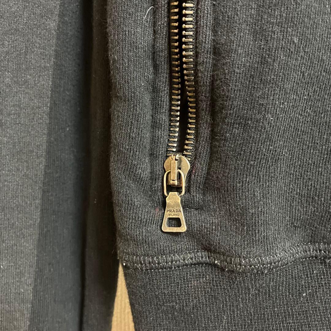 PRADA SPORT プラダスポーツ トラックジャケット フリース M 黒