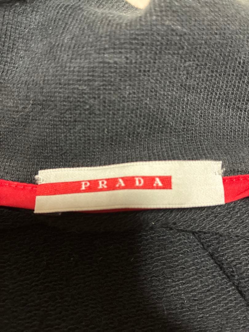 PRADA SPORT プラダスポーツ トラックジャケット フリース M 黒