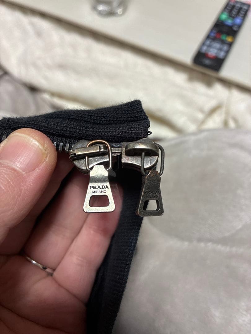 PRADA SPORT プラダスポーツ トラックジャケット フリース M 黒