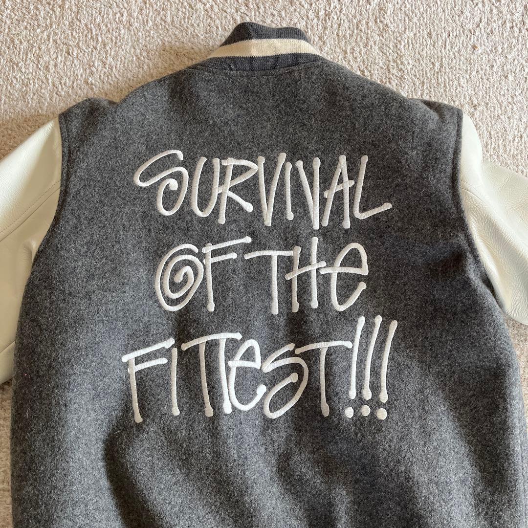 【希少限定コラボ】APE×STUSSY 2011SSコラボスタジャン M