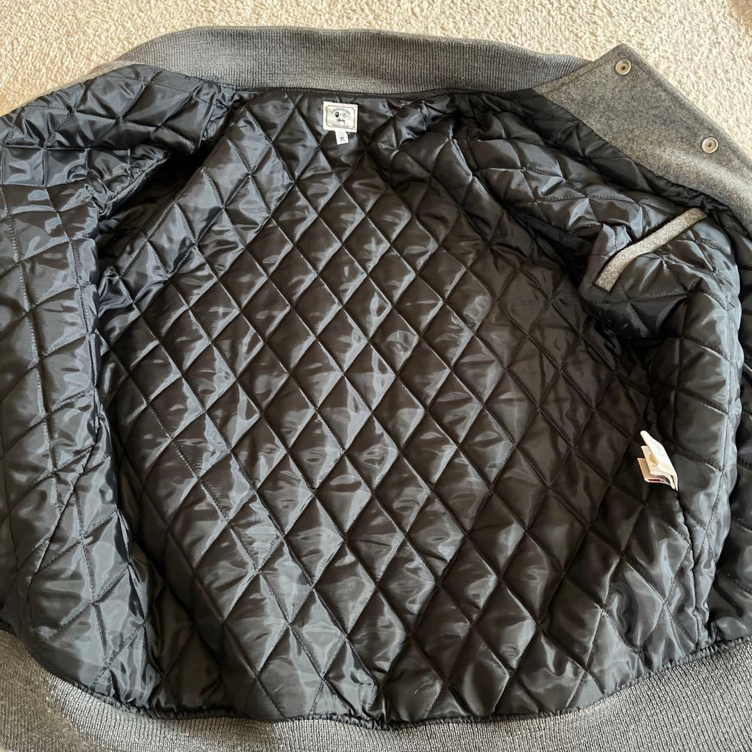 【希少限定コラボ】APE×STUSSY 2011SSコラボスタジャン M