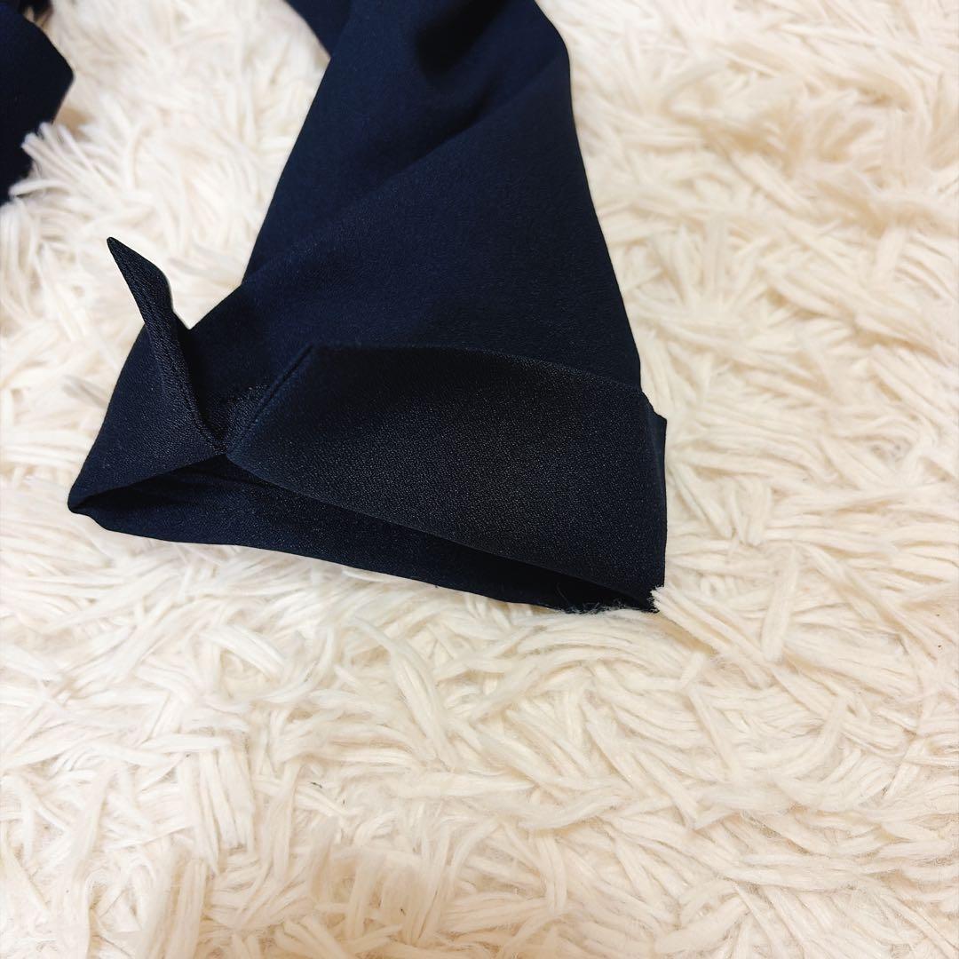 美品✨セルフォード 襟 ロングワンピース フレア ベルト セレモニー 比翼ボタン