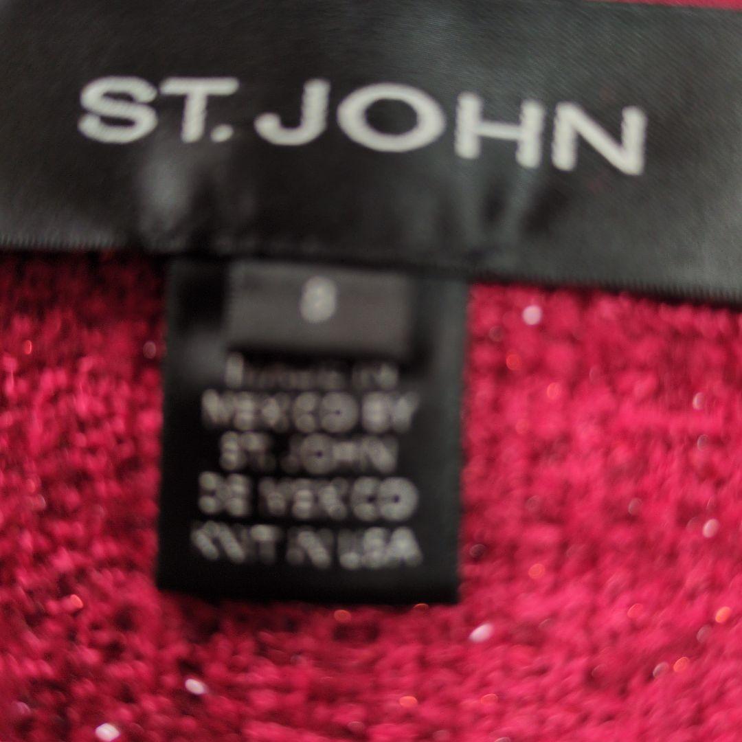 ST.JOHN レッド タイトスカート サイズ15