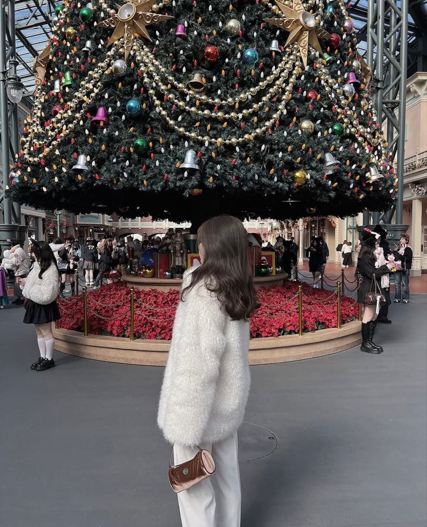 ジャケット・アウター sheep mohair fur coat