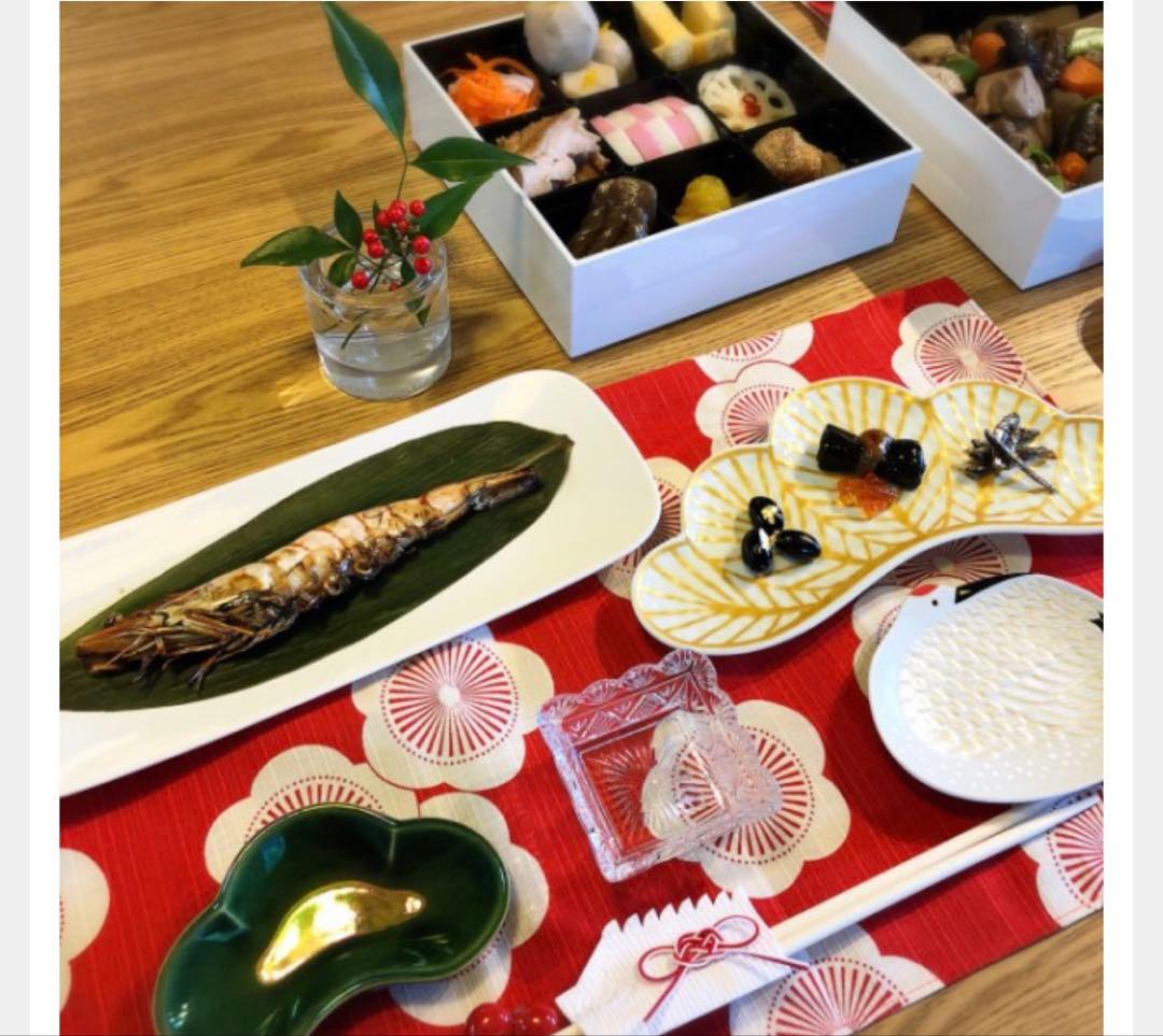 いーさん☆様ご依頼品　幸楽窯　錦金松葉形前菜皿　茶緑金　白金　赤金　3点セット